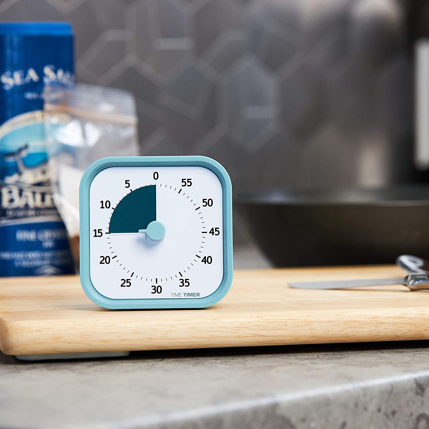 MOD 60-Minute Visual Timer, Home Edition, Silent Operation, Study Tool for Homeschool and Office Use (Lake Day Blue)