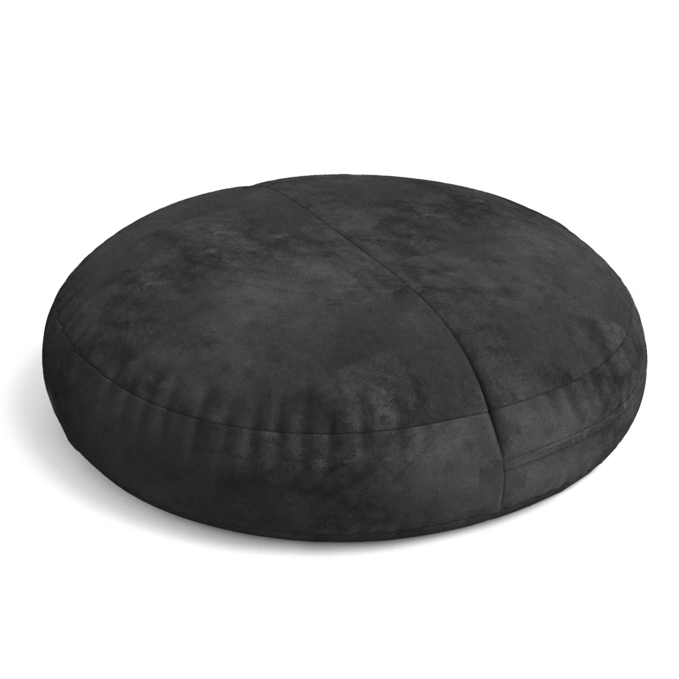 Cocoon 4 Foot Bean Bag Chair and Crash Pad, Black