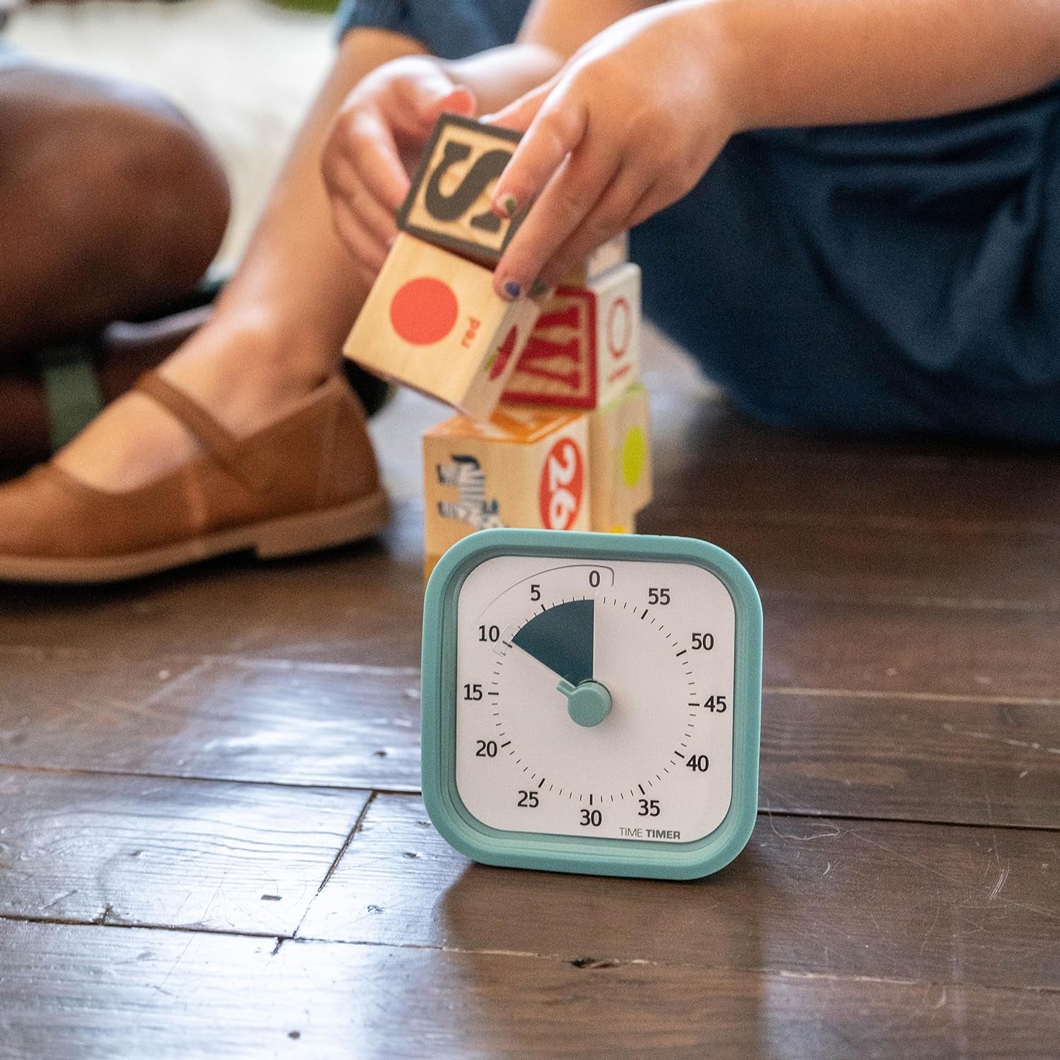 MOD 60-Minute Visual Timer, Home Edition, Silent Operation, Study Tool for Homeschool and Office Use (Lake Day Blue)