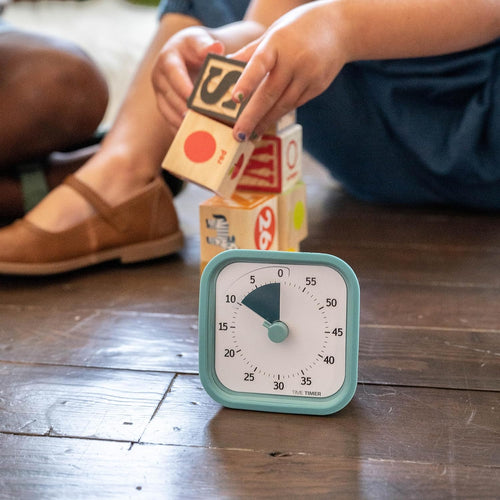 MOD 60-Minute Visual Timer, Home Edition, Silent Operation, Study Tool for Homeschool and Office Use (Lake Day Blue)